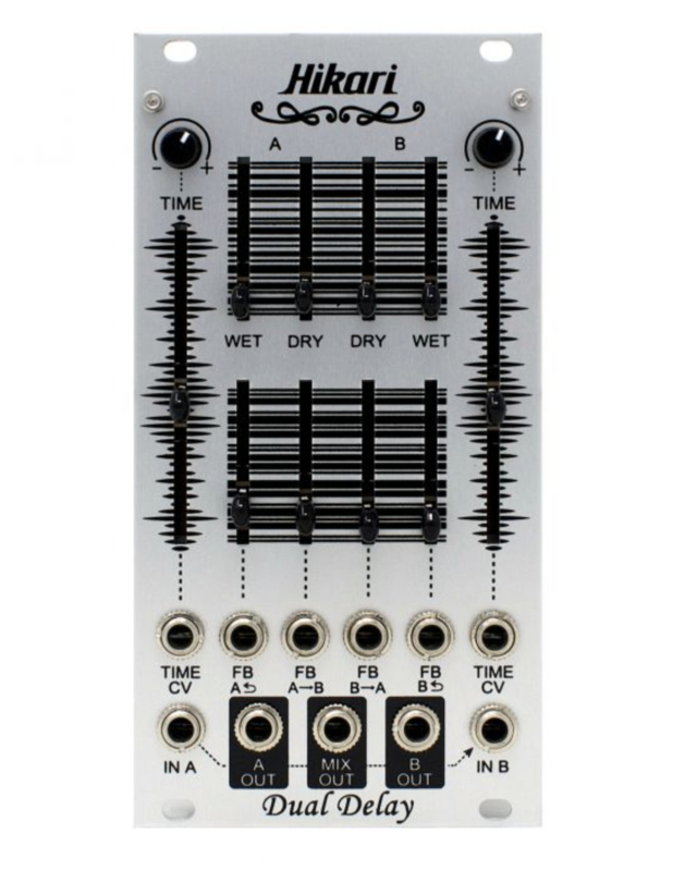 HIKARI INSTRUMENTS DUAL DELAY EURORACK | NEW !! on ERROR
