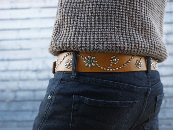 HTC Sunset Belt Flower サイズ36 HTC】スタッズベルト通販-PANTY 正規