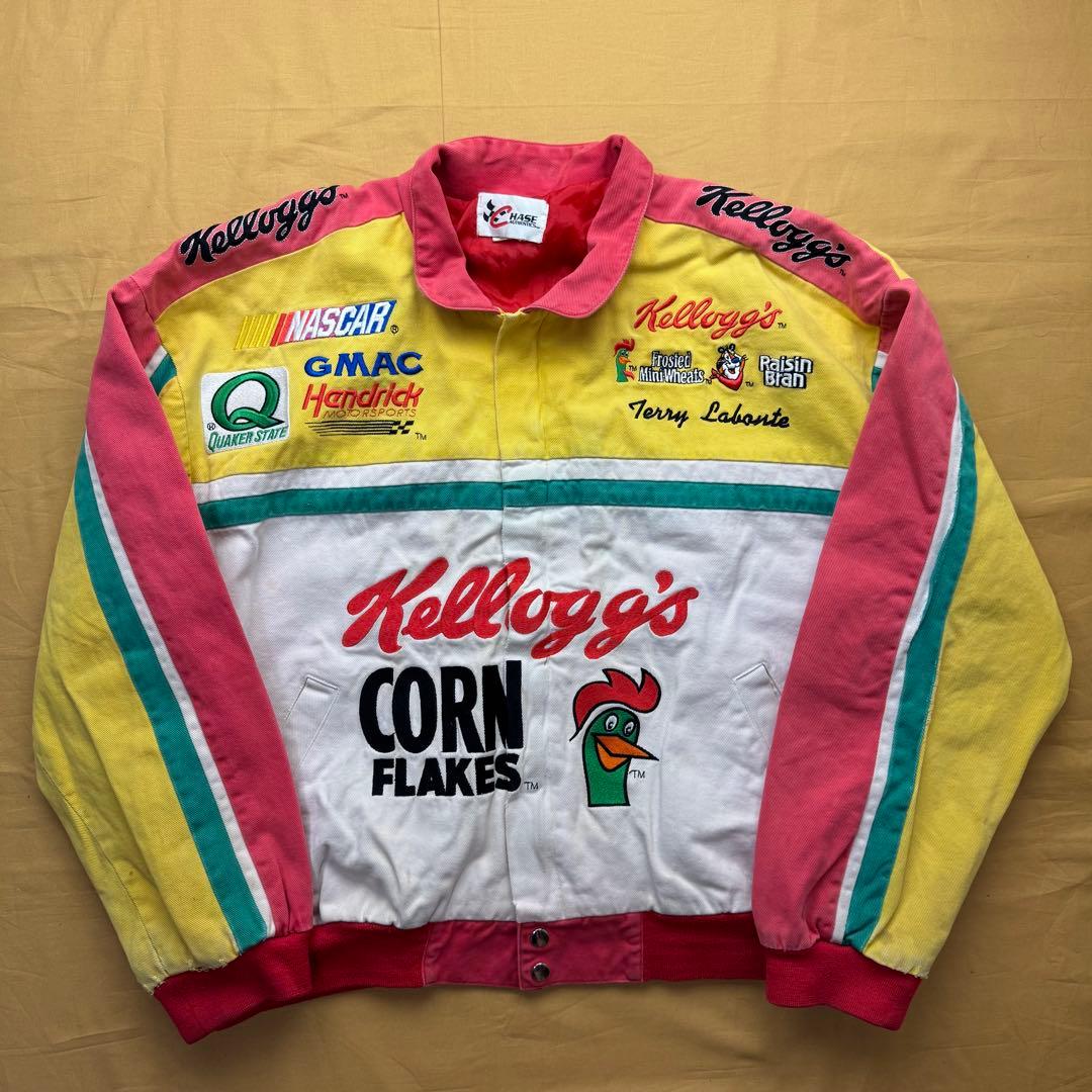 CHASE AUTHENTICS NASCAR ケロッグ レーシングジャケットL 楽天市場】CHASE AUTHENTICS by JH DESIGN GROUP KELLOGG'S ケロッグ