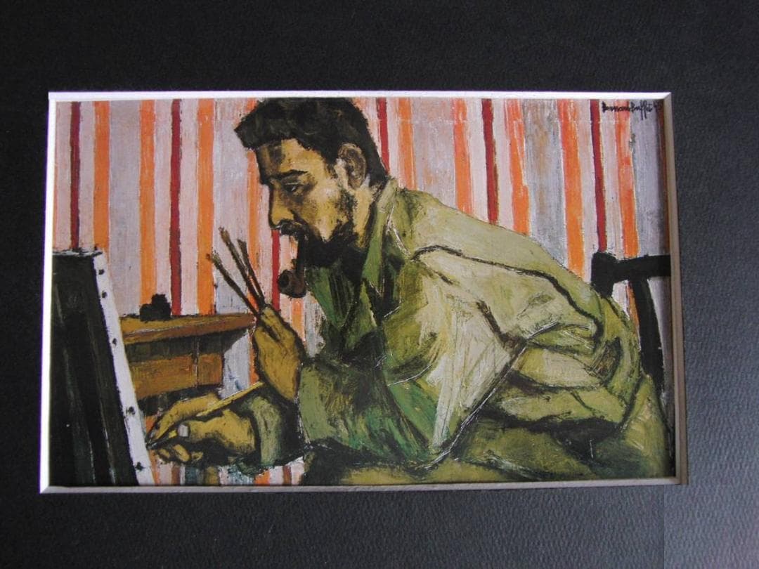 ベルナール・ビュッフェ、【Le peintre Mantienne】