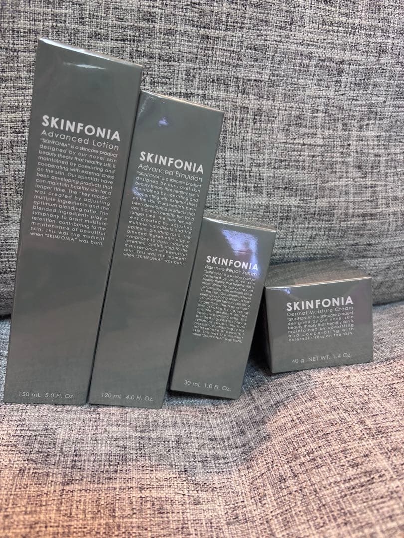 新品未使用SKINFONIA 化粧水乳液美容液クリーム 4点セット