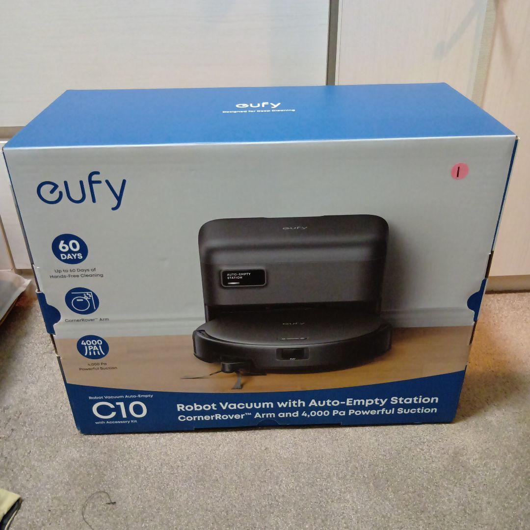 掃除機・クリーナー eufy Robot Vacuum Auto-Empty C10 Black